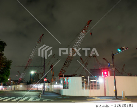 国立競技場 建設中 国立競技場 建設中 32680293