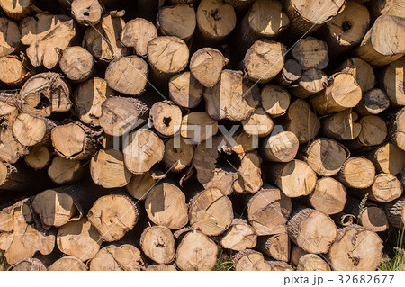 pile of old firewood for background pile of old firewood for background 32682677
