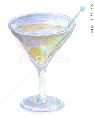 水彩イラスト　食品　カクテル 32682935