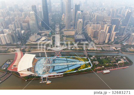 Guangzhou city at dusk Guangzhou city at dusk 32683271
