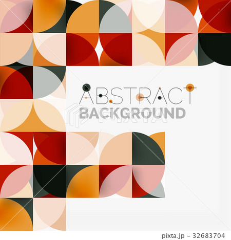 Modern geometrical abstract background circles 32683704