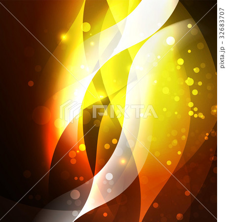 Illuminated neon waves 32683707