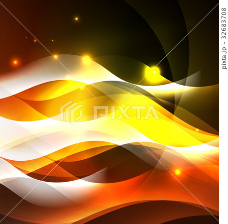 Illuminated neon waves 32683708