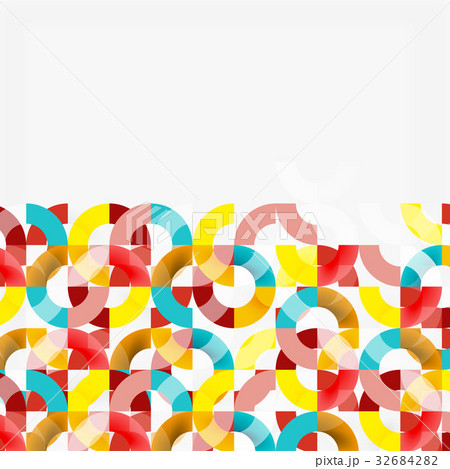 Colorful rings on grey background, modern 32684282