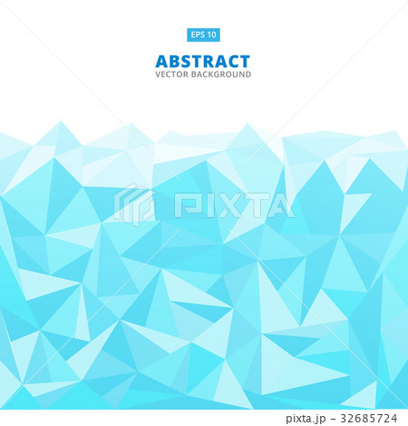 Abstract geometric blue turquoise and White 32685724