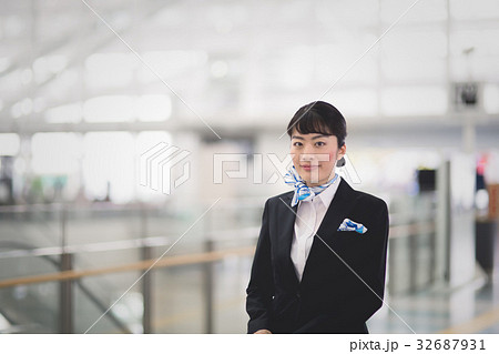 空港　乗務員 32687931