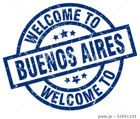 welcome to Buenos Aires blue stamp welcome to Buenos Aires blue stamp 32691103