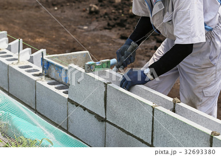 ブロック積み工事 ブロック積み工事 32693380