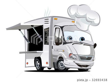 Cartoon food truck 32693438
