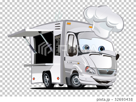 Cartoon food truck 32693438