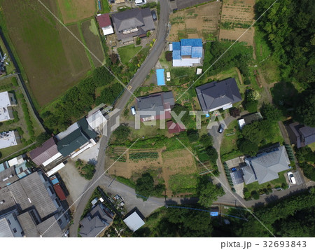 埼玉県 所沢市 空撮 住宅地 鳥瞰 ドローン 高度70m 32693843