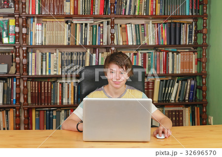 Boy With Laptop Boy With Laptop 32696570