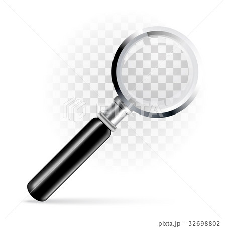 Magnifier on a transparent background. Vector Magnifier on a transparent background. Vector 32698802