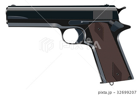 Powerful Pistol Gun Handgunのイラスト素材