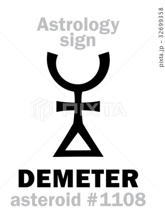 Astrology: asteroid DEMETER 32699358