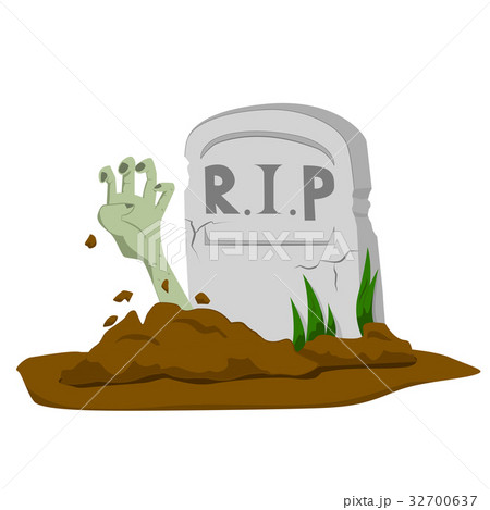 Zombie's hand rising from grave Zombie's hand rising from grave 32700637