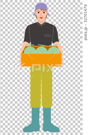 農業　メロン農家 32701478