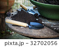 garden tools on the bonsai pots 32702056
