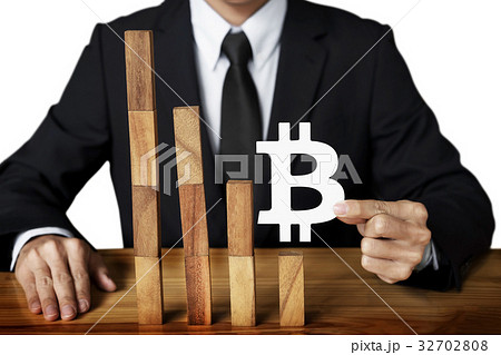 Bitcoin design concept of down growth trend degressive fall grap Bitcoin design concept of down growth trend degressive fall grap 32702808