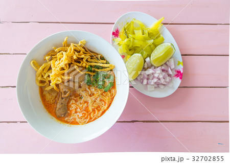 Noodle Khao soi - Traditional Thai Food 32702855