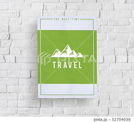 Travel adventure outdoors exploration hills graphic icon 32704036