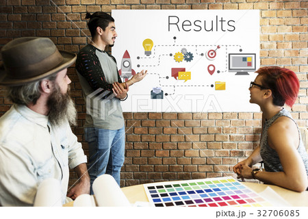 Business Venture Strategy Diagram Concept 32706085