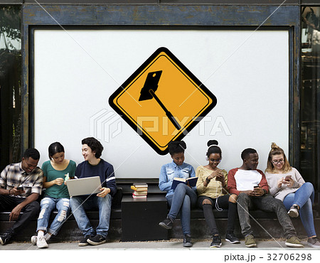 Selfie Stick Mobile Phone Icon Sign Selfie Stick Mobile Phone Icon Sign 32706298