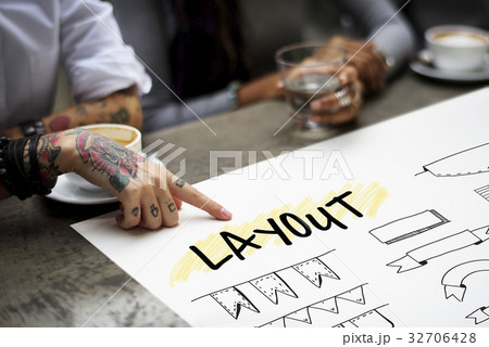 Minimalistic Creative Logo Label Product Trademark Design 32706428