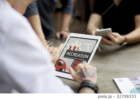 Movie Time REcreation Fun Concept Movie Time REcreation Fun Concept 32706555