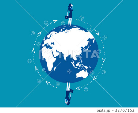 Business person and communication. 32707152