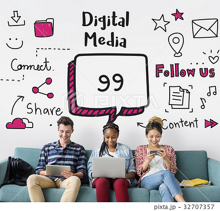 Communication Stay Connected Community Concept 32707357
