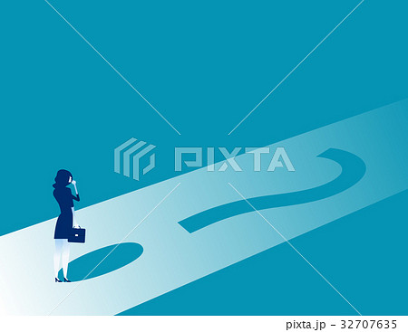 Financial risk. Businessman Tied with rope. 32707635