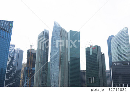 マリーナ・ベイ・サンズ前から見たラッフルズプレイス 32715022