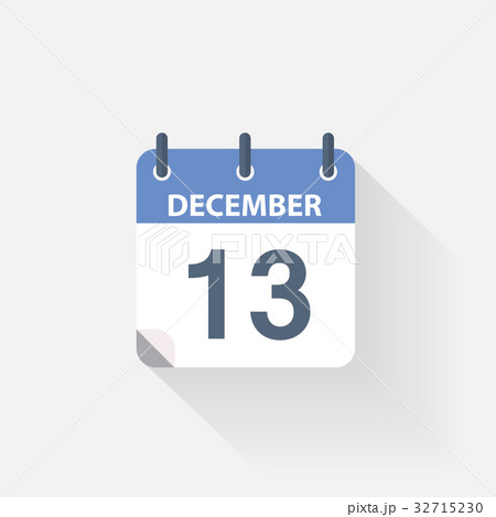 13 december calendar icon 32715230