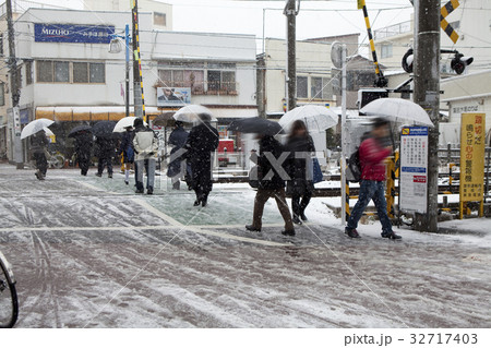 都心の積雪 32717403