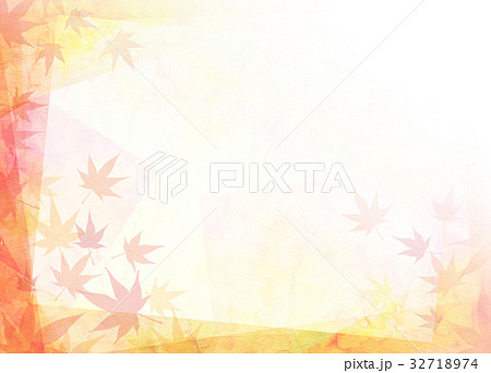 もみじ　紅葉　テクスチャー　背景素材 32718974