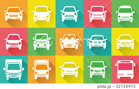 デフォルメした車のアイコンギャラリー 32720473