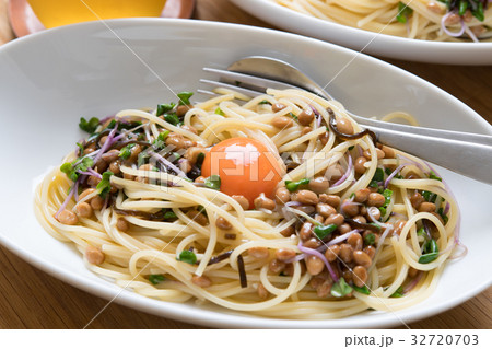 納豆パスタ 32720703