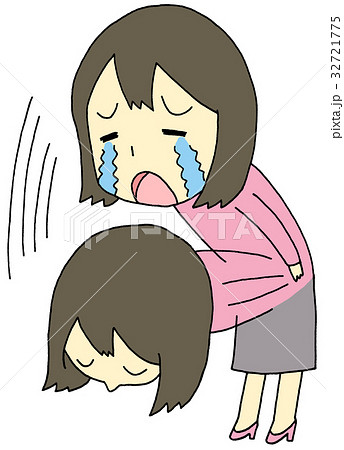 平謝り　女性 32721775