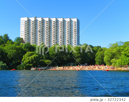 Hotel and beach in Stockholm, Sweden Hotel and beach in Stockholm, Sweden 32722342