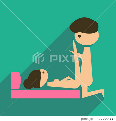 Flat web icon with long shadow Kamasutra Flat web icon with long shadow Kamasutra 32722733
