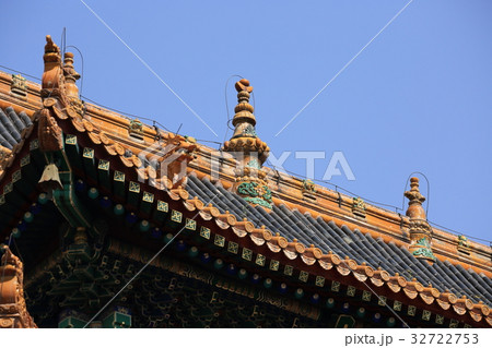 世界遺産　中国　承徳　外八廟　安遠廟　普度殿 32722753