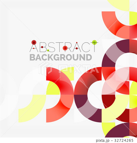 Colorful rings on grey background, modern 32724265