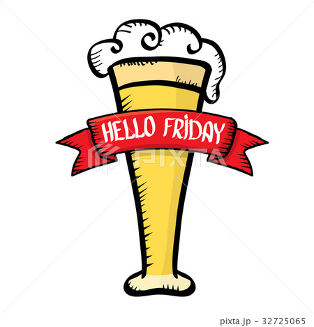 happy friday vector background. 32725065