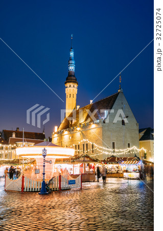 Tallinn, Estonia, Europe. Traditional Christmas Tallinn, Estonia, Europe. Traditional Christmas 32725074