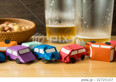 飲酒運転　酒酔い運転　酒気帯び運転　ビール　酒 32725137