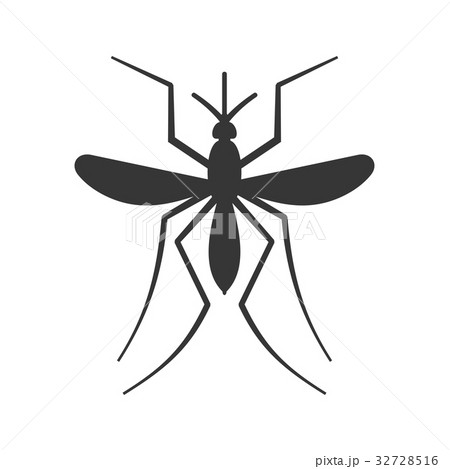 Mosquito Icon on White Background. Vector 32728516