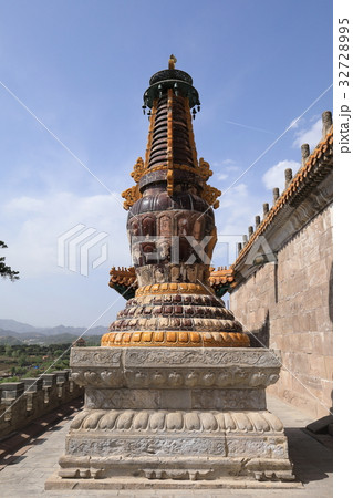 世界遺産　中国　承徳　外八廟　普楽寺　闍城　ラマ塔 32728995