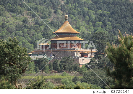 世界遺産　中国　承徳　外八廟　普楽寺　闍城　旭光閣 32729144