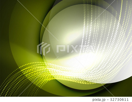 Glowing wave created with particles on dark color 32730611